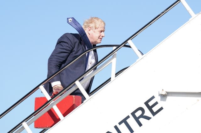 Boris Johnson visit to India