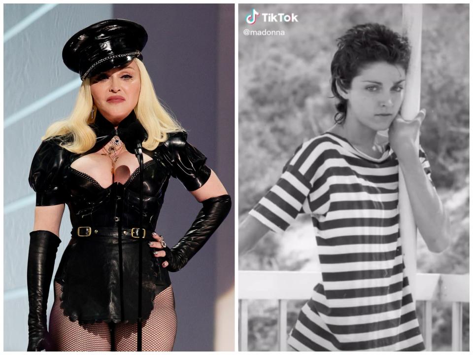 Madonna now vs. Madonna as a teenager