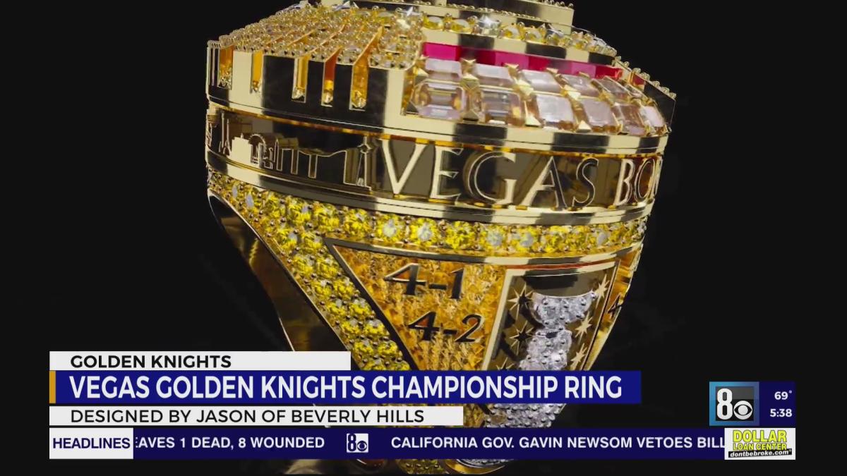 Vegas Golden Knights receive Stanley Cup Championship rings at private ...