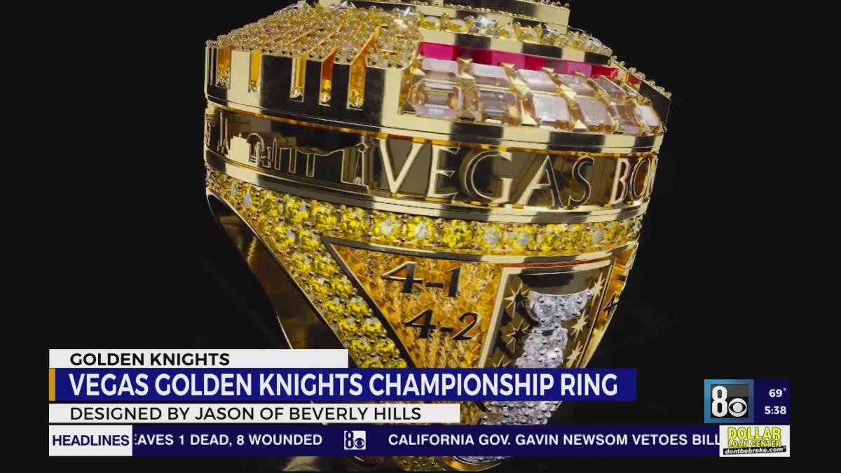 Vegas Golden Knights Receive Stanley Cup Championship Rings At Private Ceremony On Las Vegas Strip 