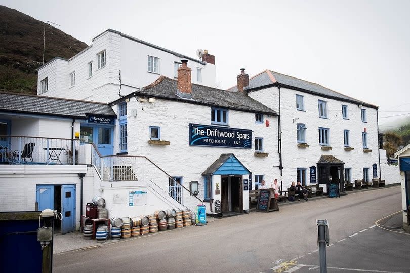 The Driftwood Spars pub and microbrewery in St Agnes