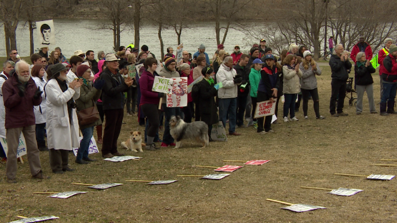 March for Science draws 200 in Saskatoon