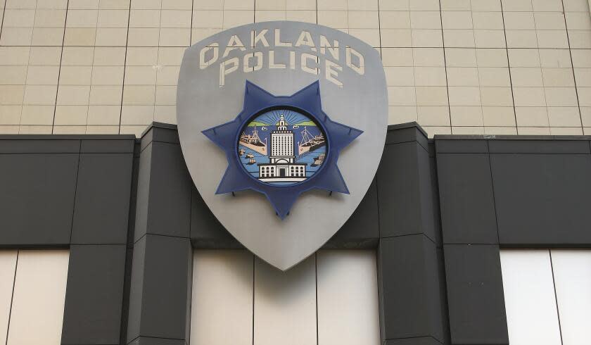 The Oakland Police building on Wednesday, Jan. 31, 2018, in Oakland, Calif. (AP Photo/Ben Margot)