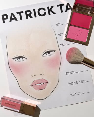 <p>Patrick Ta</p> Patrick Ta sketch for Barbie's 2024 Oscars glam