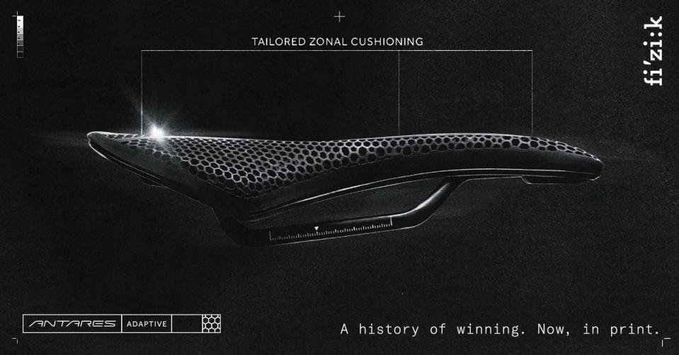 Fizik Antares Adaptive 3D-printed road bike racing saddles revamped, side