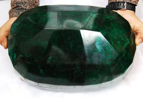 The world's largest emerald will be on sale later this month. Photo courtesy of Western Star Auctions