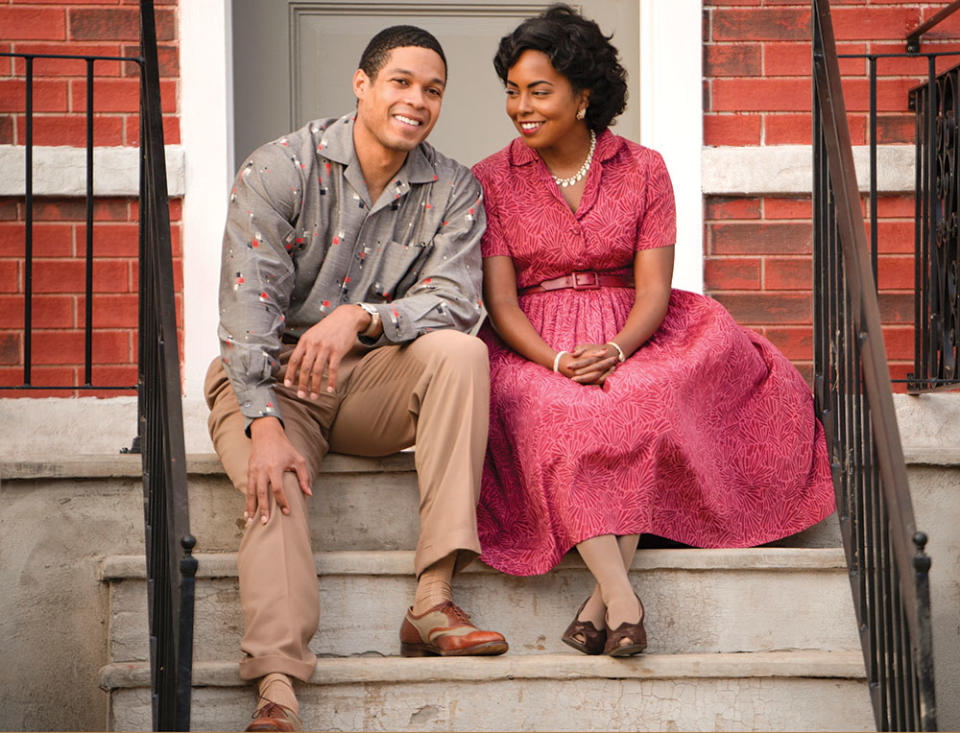 Ray Fisher and Adrienne Warren in ABC’s anthology series Women of the Movement. - Credit: ABC/Eli Joshua Ade