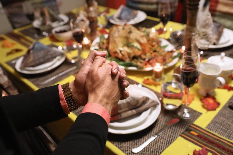 What we feel most grateful for is human connection and sitting among friends (Getty)Getty Images