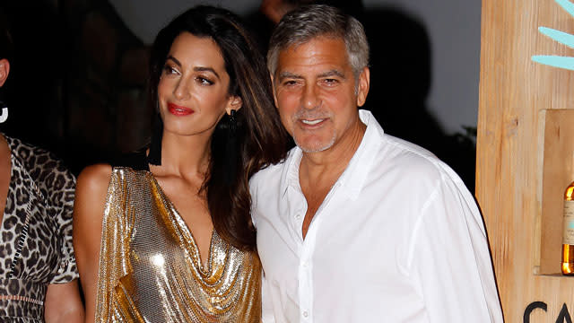 What a year it has been! George and Amal Clooney celebrate their first anniversary on Sunday, and with how intensely perfect they were together from the very beginning, it's not hard to remember all the amazing moments they've had along the way. These are 11 of the sweetest memories we have of George and Amal's first year of marriage! <strong> 1. Those Ibiza nights.</strong> With Amal and George showcasing tons of PDA during the couple’s getaway to Ibiza in August, there's no question that this relationship is going as strong as ever. Amal’s stunning gold dress wasn’t too tough to look at either! <strong> WATCH: Amal Clooney Dazzles in Gold Minidress With George in Ibiza </strong> <strong> 2. When George told Stephen Colbert he is Amal's trophy husband.</strong> “What is it like to be the arm candy in a relationship, because she’s the very serious person?” Stephen asked George, his very first <em>Late Show</em> guest. “She must say, like, ‘We’re going to meet extremely intelligent people tonight -- these are not show folk. Just be shiny and pretty.” “That’s mostly what I do,” Clooney confirmed. <strong> 3. When George revealed why he loves Amal.</strong> "She's an amazing human being," he told ET in May about what caused him to fall for Amal. "And she's caring. And she also happens to be one of the smartest people I've ever met. And she's got a great sense of humor. There's a number of reasons why." It's not hard to see the two falling in love, because as George revealed... <strong> 4. Amal is completely unpredictable in the best ways. </strong> "It's amazing, because she's always -- since the day I met her -- she's always had this insanely ... it's eccentric but it's fun, sense of fashion," George said. "How she does it while she's got 11 cases she's working on, and she was teaching at Columbia, and she's still like, 'I want to wear that dress.' It's crazy. It has been sort of fascinating to watch, because she has such great taste." <strong> 5. The proposal.</strong> "I was at my home and I queued up a playlist of some of my aunt Rosemary's songs and I asked, and she just kept saying, 'Oh my God' and 'Wow' -- completely unexpected," George told CBS News in May. "And you know, I just said, I'm 53 at the time ... 'I've been on my knee now for 28 minutes so I gotta get an answer out of this 'cause I’m gonna throw a hip out. I might not be able to stand back up.'" <strong>WATCH: George Clooney Fears for Amal's Safety as She Takes on Civil Rights Case in Maldives </strong> <strong> 6. When they could talk about anything.</strong> "[I've got] a real decision maker, a much smarter decision maker," George said of Amal to CBS News. "I have someone I can talk to about anything, and someone who I care more about then I’ve cared about anybody. So it's really nice." <strong> 7. How non-possessive they are.</strong> "She's a grown woman with her own career," the actor admitted last week about how the couple has found themselves pretty busy as their anniversary draws near. "It's tough when they're stabbing her co-counselor [defense lawyer Mahfooz Saeed] in the head a couple days before she gets there. It's a little nerve wracking. But she's doing the right thing and she's doing it for the right reasons." <strong> 8. When they packed on the PDA in Italy.</strong> TheImageDirect.com Did we mention how nice it is when these two get lost in each other's eyes?! <strong>PHOTOS: George Clooney and Amal Alamuddin's Wedding </strong> <strong> 9. The deep care and concern they share for each other. </strong> Amal is in Maldives, defending Mohamed Nasheed, the country's former president who is currently imprisoned in a Maafushi jail, pro bono in an effort to overturn the former politician's 13-year sentence. He is being detained for "terrorism." However, the 37-year-old civil rights attorney referred to Nasheed's arrest as "a mockery of justice" when she spoke to The Guardian in April, calling it "arbitrary and in violation of international law." Despite the importance of the case, George has been worried about his love. "Her co-council was just stabbed in the head a few days ago. It's a dangerous place to be right now," he said. "I'm very concerned with her being there, quite honestly." <strong> 10. How OVER the Golden Globes Amal was.</strong> NBC "George Clooney married Amal Alamuddin this year,” Tina Fey joked during the 2015 Golden Globes. “Amal is a human rights lawyer who worked on the Enron case, was an adviser to Kofi Annan regarding Syria and was selected for a three-person U.N. commission investigating rules of war violations in the Gaza Strip. So tonight, her husband is getting a lifetime achievement award.” Tina was so right, and Amal DID look bored, but she stuck it out, because LOVE IS BEAUTIFUL. <strong>WATCH: George Clooney Reveals His Proposal to Amal Was a Complete Surprise </strong> <strong> 11. How clearly, clearly, clearly happy the two made -- and make -- each other!</strong> THIS IS AMAZING. PLEASE LAST. Happy anniversary, George and Amal! Watch how the couple will spend their anniversary in the video below. 