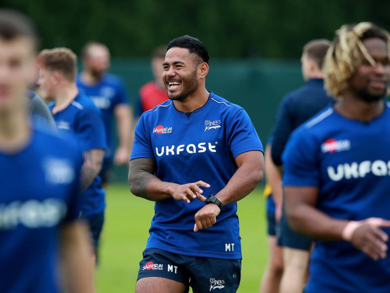 Manu Tuilagi left Leicester Tigers in the summer after 11 years to join Sale Sharks: Getty