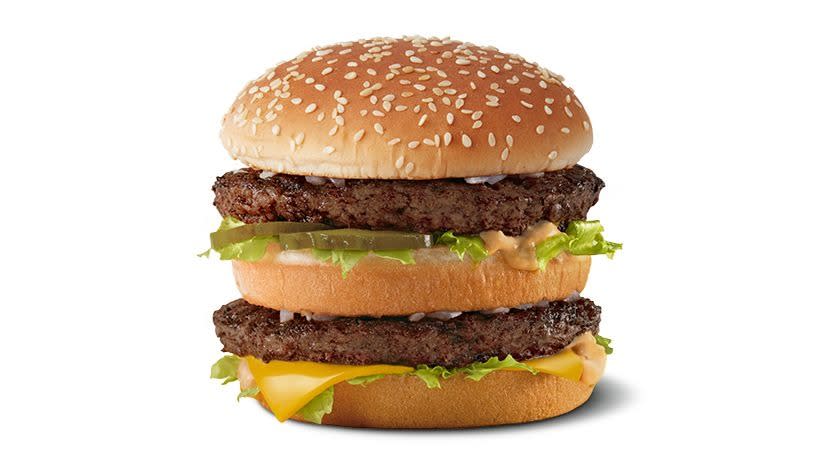 The narrator explains how the Golden Arches uses a process called “portioning and forming” to ensure that each patty is “consistent in size and thickness.” This allows each beef puck to cook evenly and “retain its juicy texture,” per the clip. McDonald's