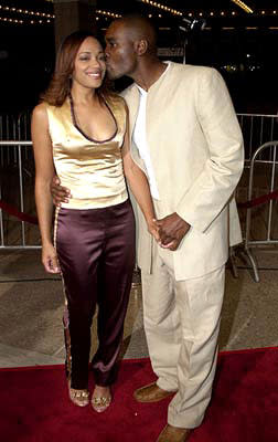 Morris Chestnut and wife Pamela at the premiere of Screen Gems' Two Can Play That Game