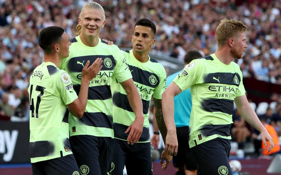 west ham vs man city live score premier league latest updates - PA