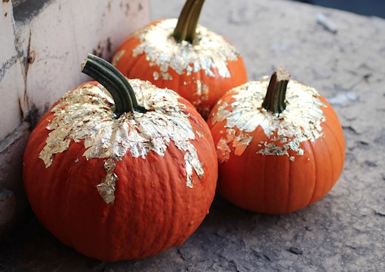 Gilded pumpkin