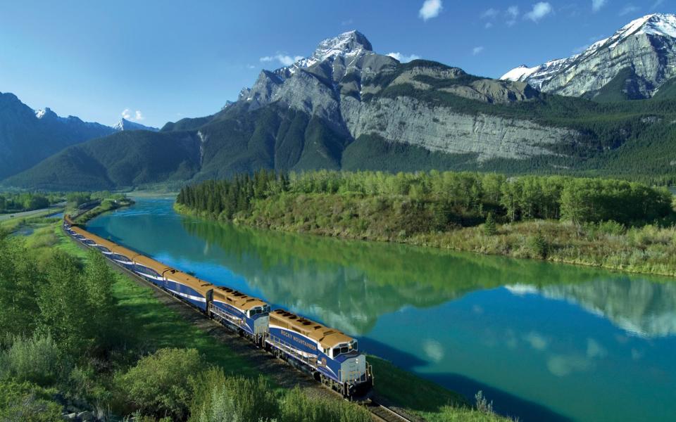 The Rocky Mountaineer is famed for its Canadian route - rocky mountaineer