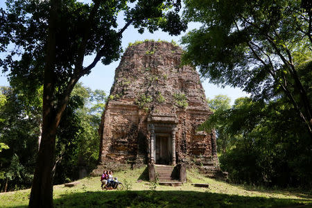 Sambor Prei Kuk temple, an archaeological site of Ancient Ishanapura, is seen in Kampong Thom province, Cambodia May 20, 2017. REUTERS/Stringer