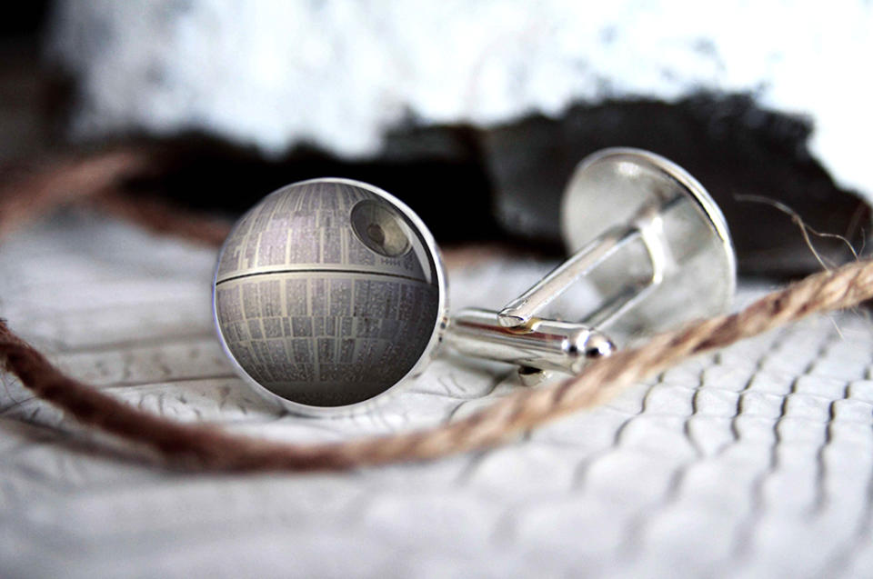 Death Star cufflinks