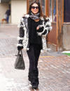 <p>Also out in Aspen, Colorado is Bethenny Frankel, who is all smiles while cozy in a stylish coat.</p>