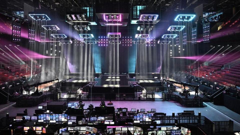 The final staging for the Eurovision Song Contest