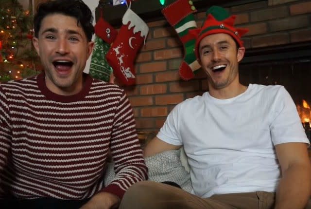 Matt Dallas & Blue Hamilton Adopt a 2-Year-Old Boy and He Is  Heart-Meltingly Adorable