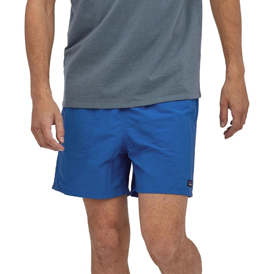 patagonia shorts baggies blue