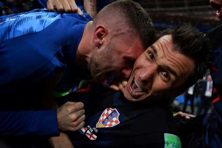 Mario Mandzukic scored Croatia's semi-final winner against England