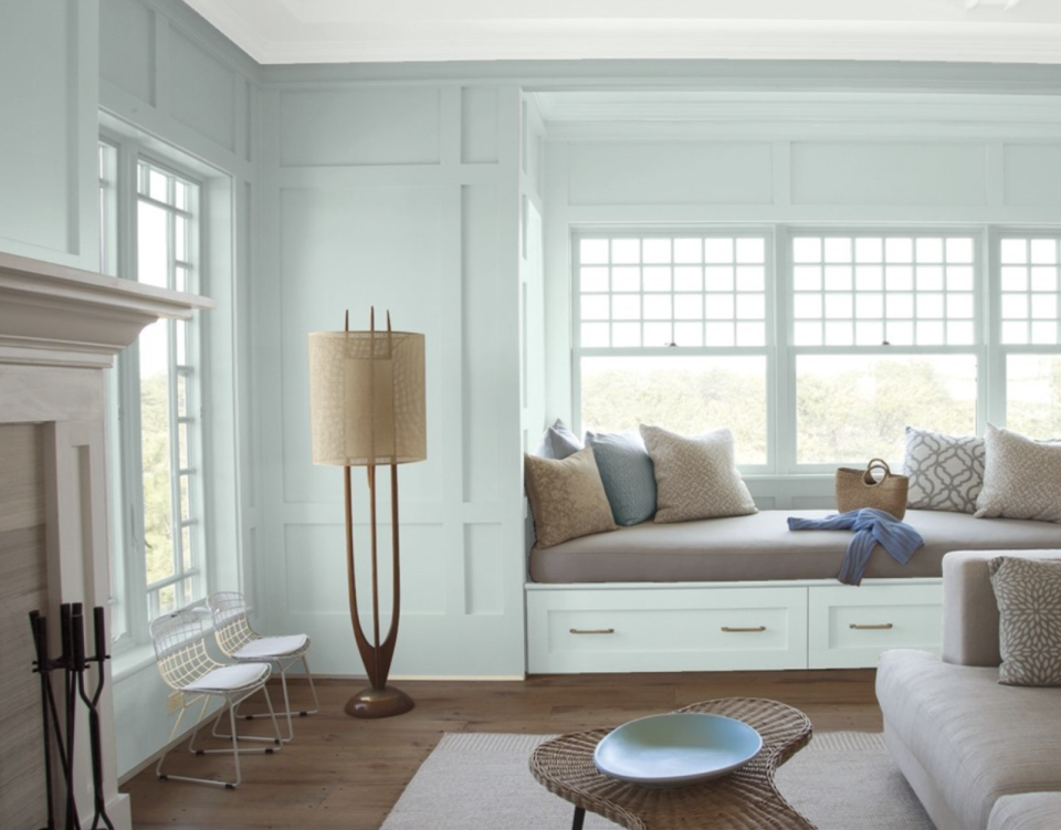 7) Woodlawn Blue by Benjamin Moore