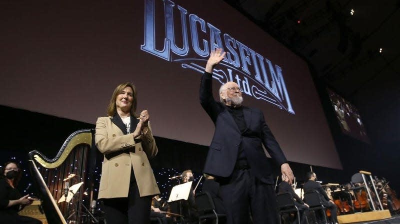 John Williams at Star Wars Celebration in 2022.