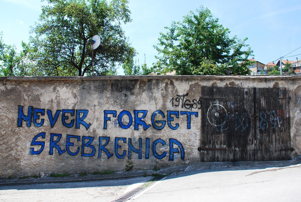 Mensaje en conmemoración de la masacre de Srebrenica.