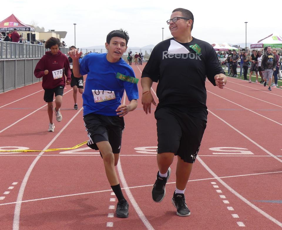 Adelanto High School hosted a "VIP Track and Field Day" on Wednesday for student athletes with special needs. Participating schools included Victor Valley, Silverado and Adelanto high schools. Also, Imogene Garner Hook Junior High School, Lakeview Leadership Academy and Cobalt Institute of Math and Science.