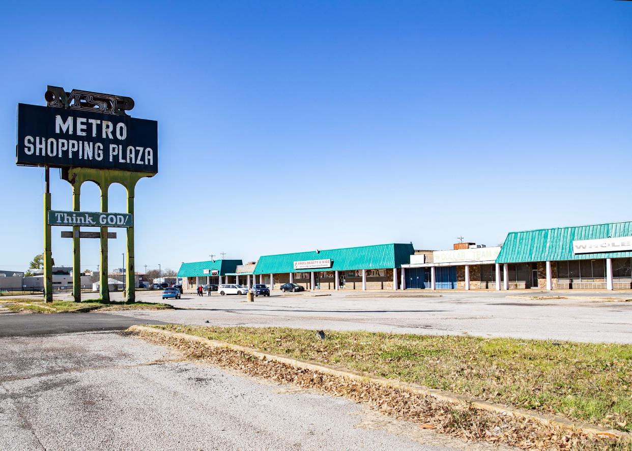 Metro Shopping Plaza in Memphis, Tenn., on Saturday, December 5, 2020.