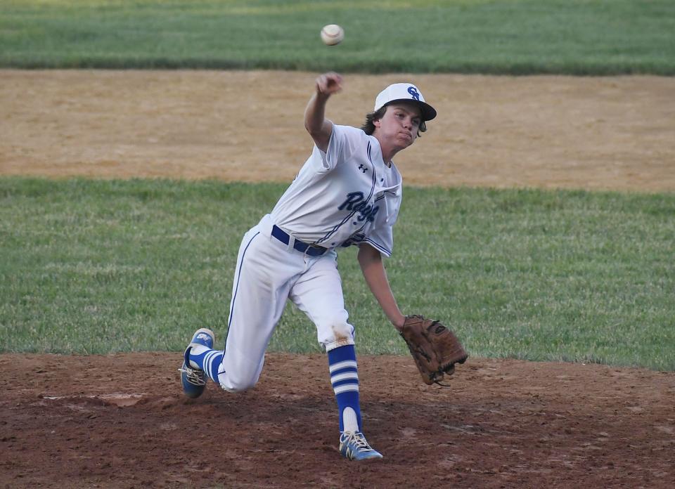 Ben Rouse gave up five hits and struck out three batters in Colo-NESCO's 7-3 victory over Grand View Christian June 23 at Zearing.