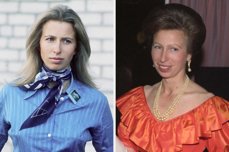 Princess Anne at various times