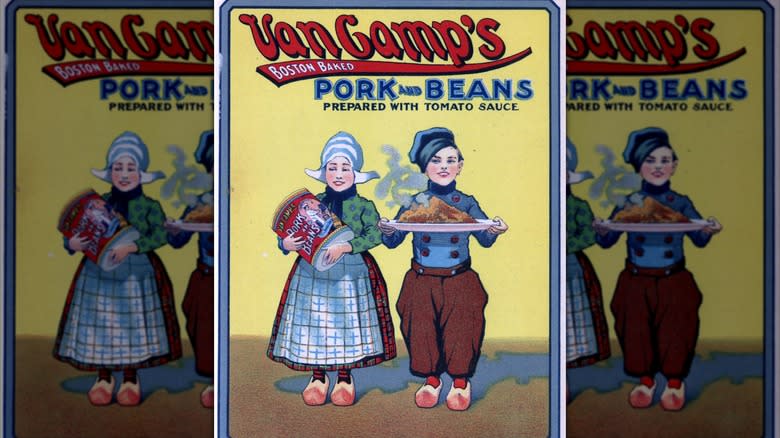 vintage Van Camp's baked beans ad