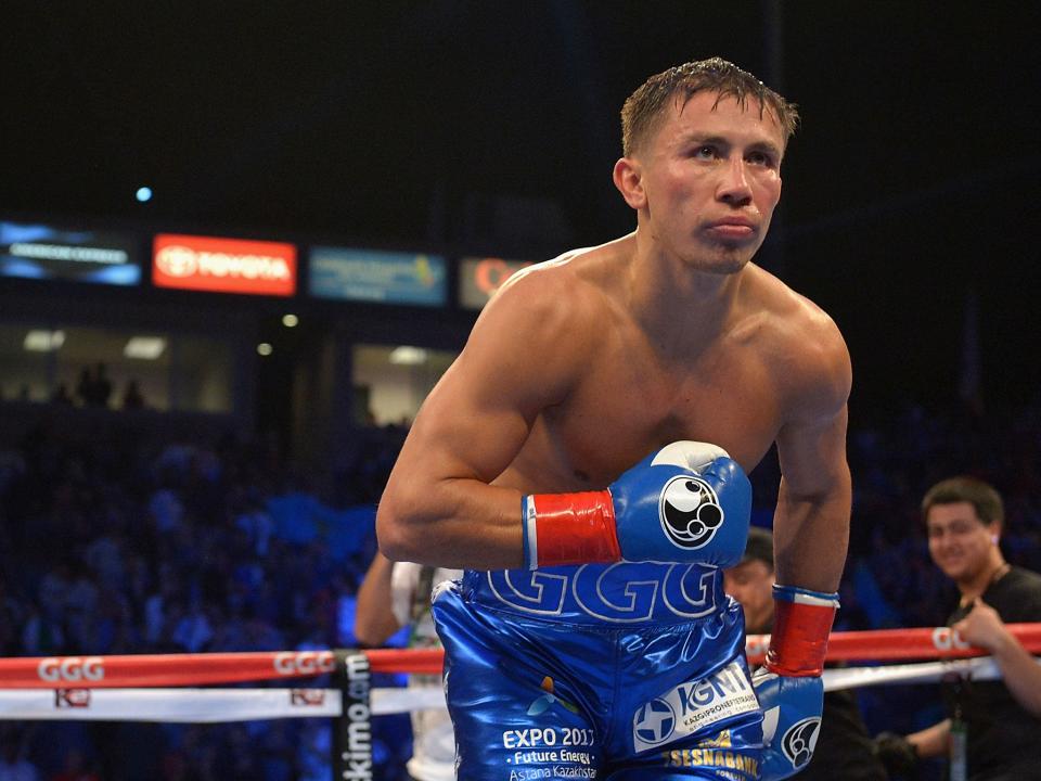 <p>Golovkin is looking to get back on form after a year out</p>Getty