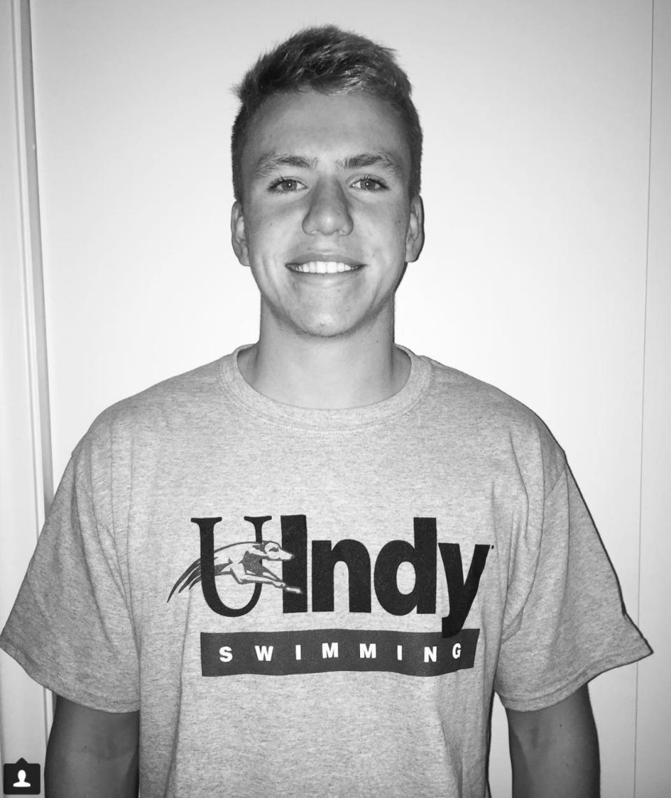 <p>Student Nicholas Dworet, in a photo posted on his Instagram page. (Photo via Instagram)<br>Nicholas Dworet had committed to swim for the University of Indianapolis. The college announced Thursday that the senior was among those killed. In a statement, UIndy swimming coach Jason Hite called Dworet an “energetic and very vibrant kid” who cheered for his soon-to-be university during a swimming meet last month. Dworet “was very positive and a very cheerful person,” his teammate Guillermo Barrios told the Sun Sentinel. “He was the leader of the team. He was team captain. He was very leaderlike and mature.” (AP) </p>