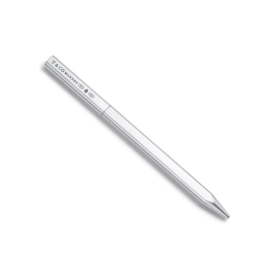 <p><a href="https://www.tiffany.com/accessories/desk/tiffany-1837-makers-ballpoint-pen-in-sterling-silver-63312088/" rel="nofollow noopener" target="_blank" data-ylk="slk:Shop Now;elm:context_link;itc:0;sec:content-canvas" class="link ">Shop Now</a></p><p>Makers Ballpoint Pen in Sterling Silver</p><p>tiffany.com</p><p>$425.00</p>