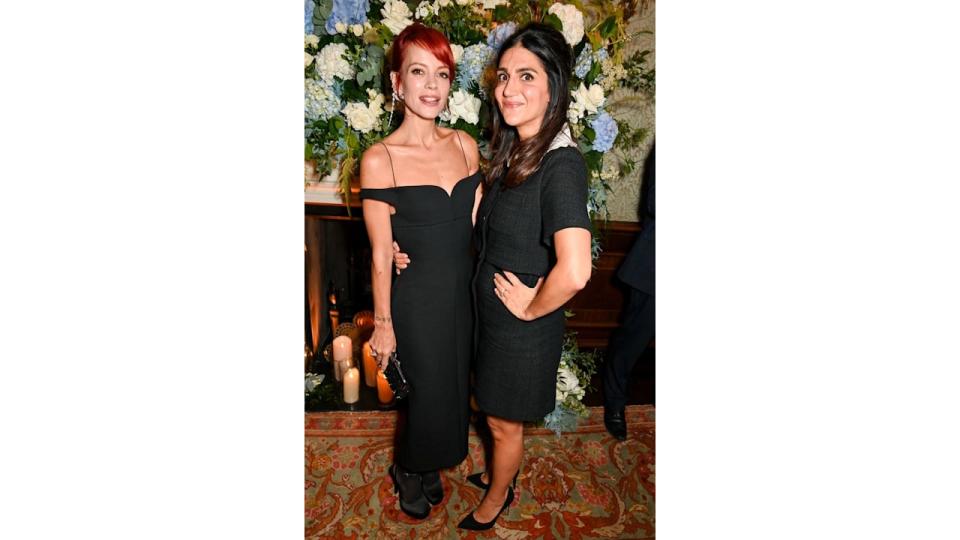 Lily Allen and Leila Farzad 