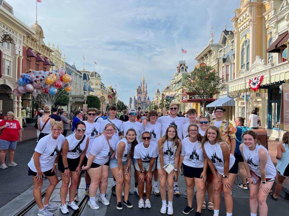 Licking Valley's Renaissance class attended the Jostens Renaissance Global Conference at Orlando, Fla. last year.