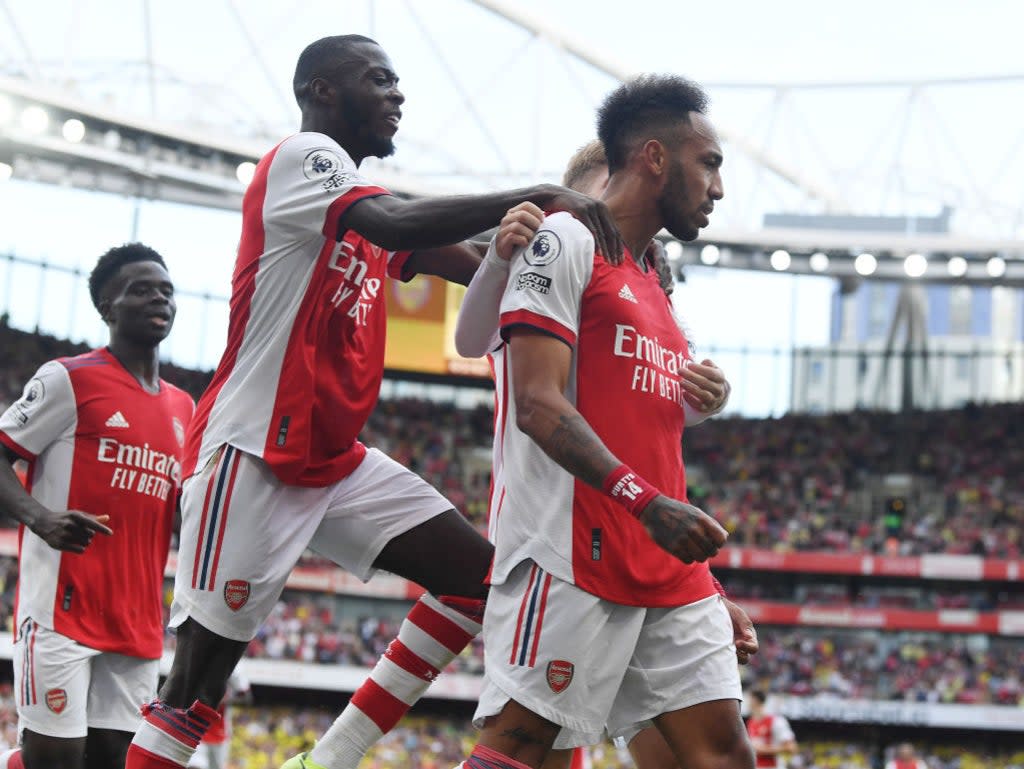 Arsenal look to find another win in the Premier League  (Arsenal FC via Getty Images)