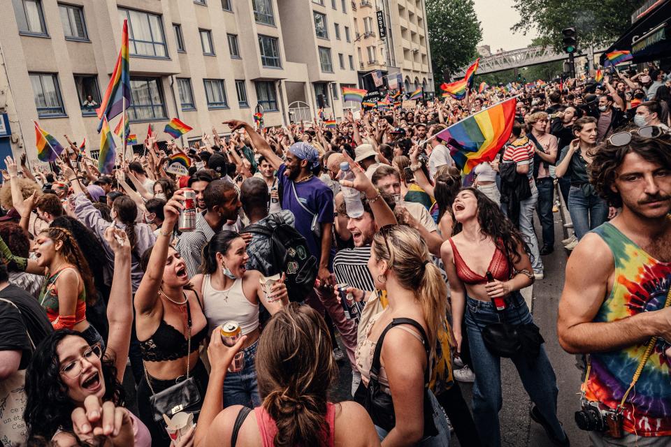 Thousands Flooded the Streets to Celebrate a Post-Lockdown Pride in Paris