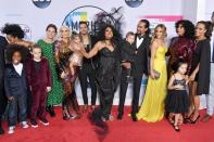 <p>Diana Ross is due to receive the American Music Award for Lifetime Achievement and it seems she brought the whole family along to support her.</p>