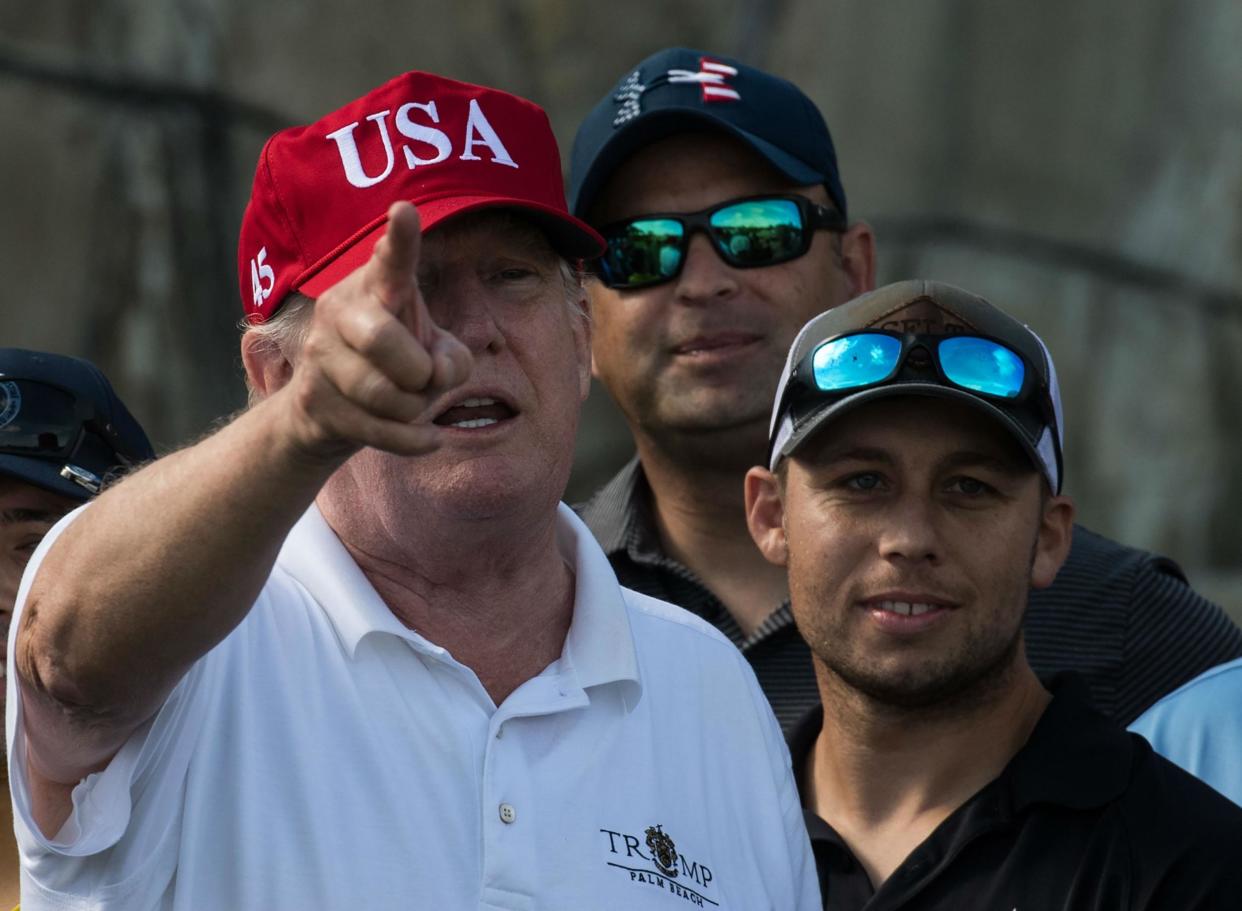 The President is known for his self-proclaimed prowess on the golf course: Getty