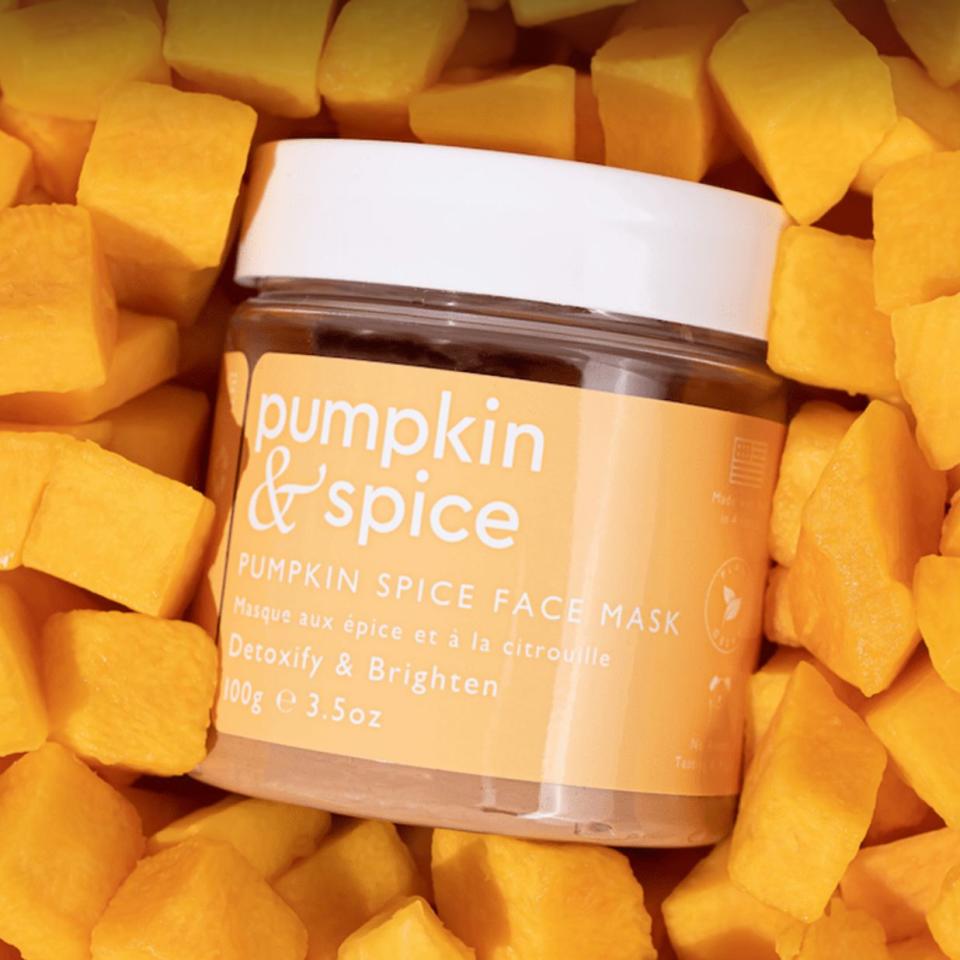 Minimize breakouts, tighten pores and enjoy a heavenly pumpkin spice scent with this face mask that's packed with antioxidants, pumpkin seed and kaolin clay. <br /><br /><strong>Promising review:</strong> "Love this mask! I have bought a bunch in the past from different companies and this one is by far the best. It has really helped my pores. I have horrible blackheads and this has really unclogged them and made my pores smaller. Will definitely be ordering again." &mdash; <a href="https://go.skimresources.com?id=38395X987171&amp;xs=1&amp;url=https%3A%2F%2Fgetpumpkinandspice.com%2Fproducts%2Fpumpkin-spice-face-mask&amp;xcust=HPBeautyProducts6075ec5be4b0fcee71a35a6f" target="_blank" rel="nofollow noopener noreferrer" data-skimlinks-tracking="5735076|xid:fr1618352758356abf" data-vars-affiliate="getpumpkinandspice.com" data-vars-href="https://getpumpkinandspice.com/products/pumpkin-spice-face-mask" data-vars-keywords="skincare" data-vars-link-id="15806892" data-vars-price="" data-vars-product-id="18332255" data-vars-product-img="https://cdn.shopify.com/s/files/1/0252/4413/9582/products/claymask_4_2048x.png?v=1602225047" data-vars-product-title="Pumpkin &amp; Spice Face Mask" data-vars-retailers="" data-vars-sem3-id="None" data-ml-dynamic="true" data-ml-dynamic-type="sl" data-orig-url="https://getpumpkinandspice.com/products/pumpkin-spice-face-mask" data-ml-id="6">Tracy</a>﻿<br /><br /><strong>Get it from Pumpkin and Spice for <a href="https://go.skimresources.com?id=38395X987171&amp;xs=1&amp;url=https%3A%2F%2Fgetpumpkinandspice.com%2Fproducts%2Fpumpkin-spice-face-mask&amp;xcust=HPBeautyProducts6075ec5be4b0fcee71a35a6f" target="_blank" rel="nofollow noopener noreferrer" data-skimlinks-tracking="5735076|xid:fr1618352758356bhi" data-vars-affiliate="getpumpkinandspice.com" data-vars-href="https://getpumpkinandspice.com/products/pumpkin-spice-face-mask" data-vars-keywords="skincare" data-vars-link-id="15806892" data-vars-price="" data-vars-product-id="18332255" data-vars-product-img="https://cdn.shopify.com/s/files/1/0252/4413/9582/products/claymask_4_2048x.png?v=1602225047" data-vars-product-title="Pumpkin &amp; Spice Face Mask" data-vars-retailers="" data-vars-sem3-id="None" data-ml-dynamic="true" data-ml-dynamic-type="sl" data-orig-url="https://getpumpkinandspice.com/products/pumpkin-spice-face-mask" data-ml-id="7">$27</a>.</strong>