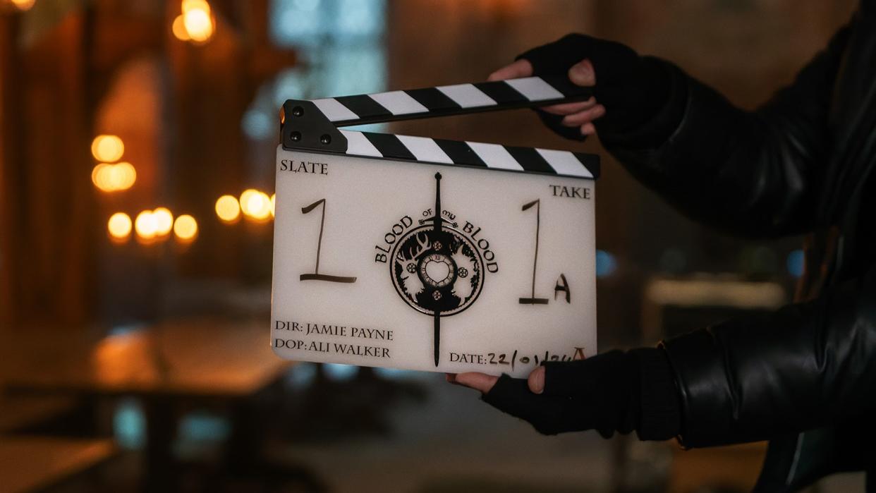  Image of clapperboard for Outlander: Blood of My Blood. 