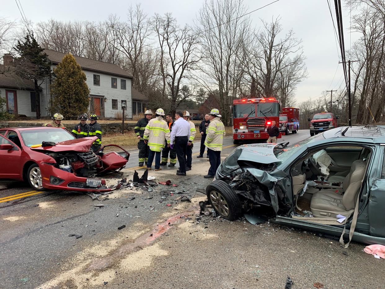 A two-car crash on Main Street in Douglas early Wednesday left one driver dead.