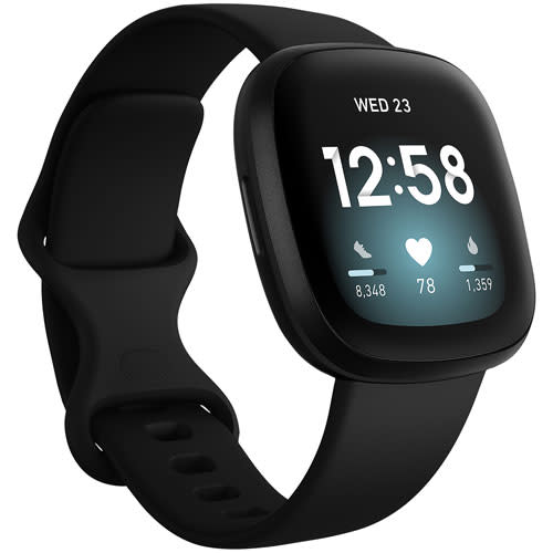 Fitbit Versa 3 Smartwatch with Voice Assistant. Image via Best Buy Canada.