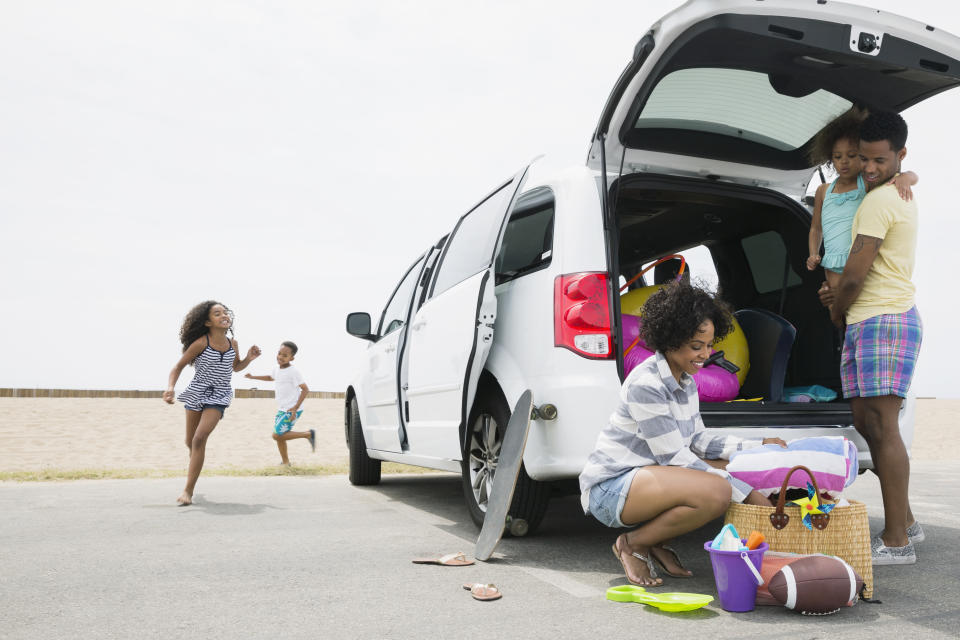 Before your next trip to the beach, make sure your tote is packed with these summer beauty must-haves. (Photo: Getty Images)