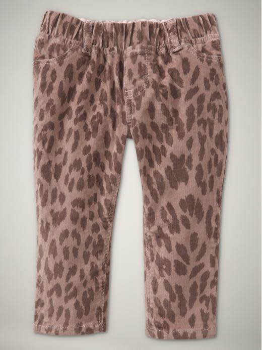 Baby Gap Leopard print corduroy legging jeans, $34.95