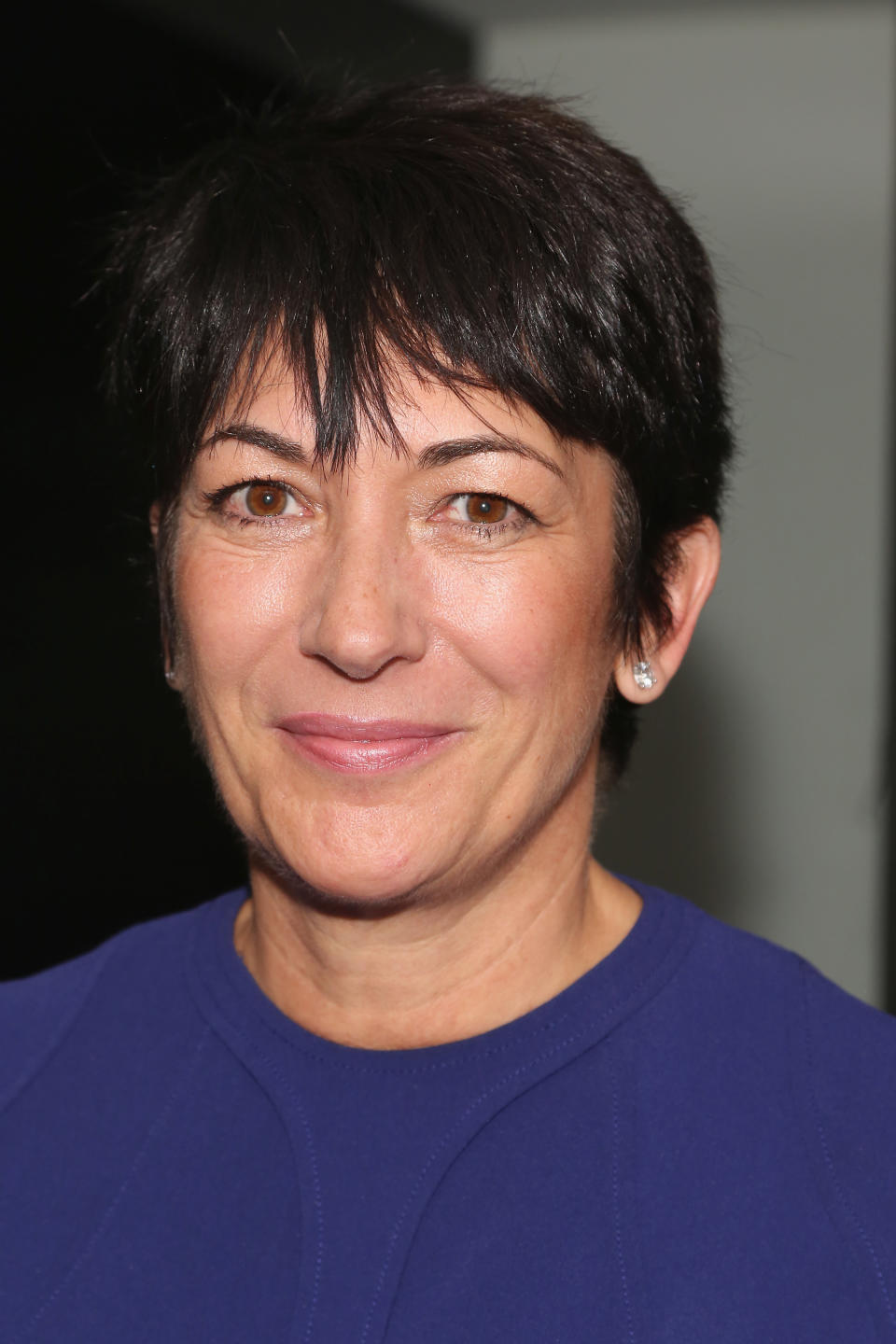 A closeup of Ghislaine Maxwell